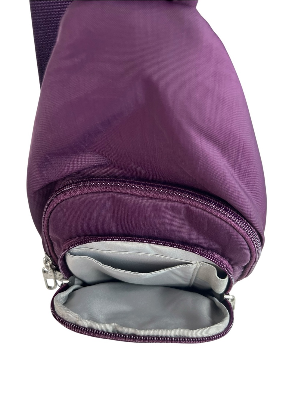 Baggallini Anti Theft Sling Crossbody Backpack RFID Purple NWT Travel Bag Plum - Picture 5 of 7